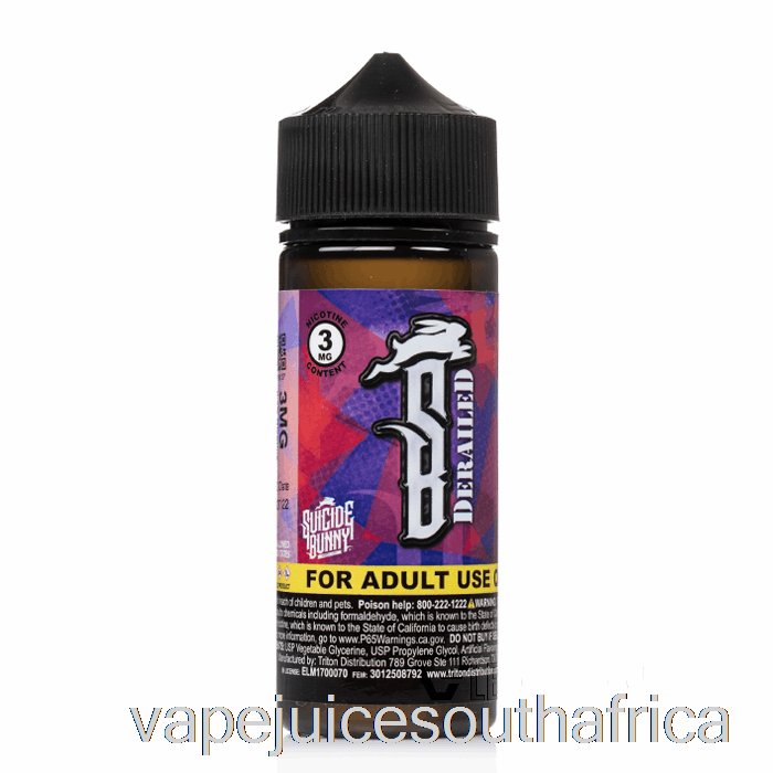 Vape Pods Derailed - Suicide Bunny - 120Ml 3Mg